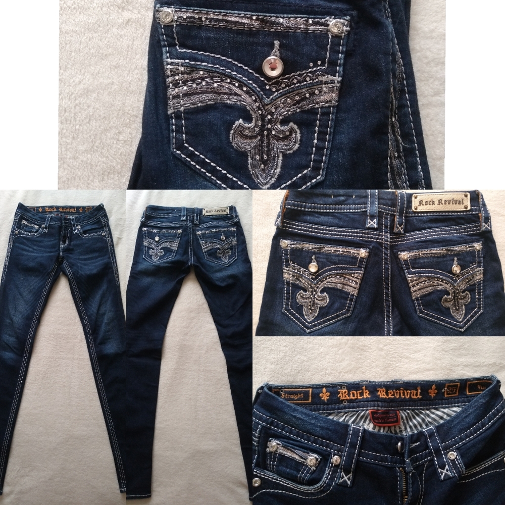 Women's rock revival jeans
